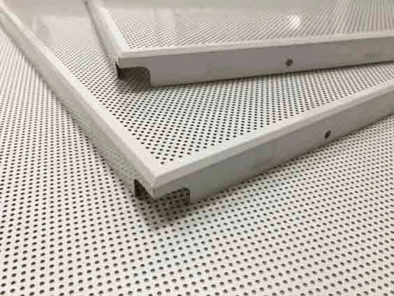 perforated metal ceiling tile