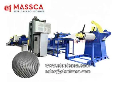 perforated coil making machine